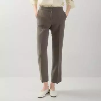 [shs Miss] Back Banding Crop Pants Swwslo11020 Ivory/55
