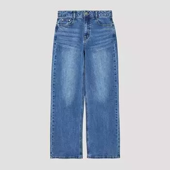 Shs Miss Basic Straight Fit Denim Pants Ssmslp12070 Dl dark blue/44