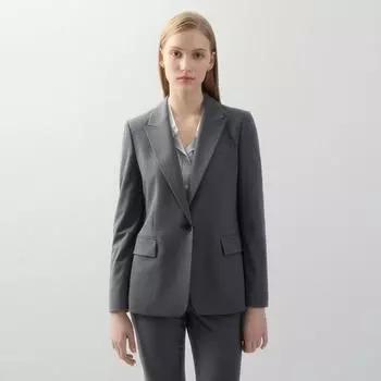 [shs Miss] Formal Regular Set Up Jacket Swsjko11010 beige/55