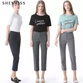 Shs Miss Linen Blend Daily Pants Khaki (KH)/55