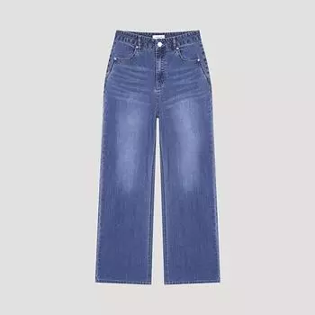 Shs Miss Washing Straight Denim Pants Ssmslo22070 Bl Blue/55