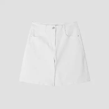 [ShS S miSS] Denim A Line hAlf pAntS SSmSpp22010 Ow off-white/55
