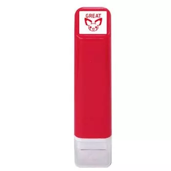 Штамп Kao Pokemon One Point Penetration Stamp Red Children s Pichu/GREAT/Цветной: 2870-035