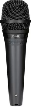SHURE Кардиоидный динамический микрофон для музыкальных без подключенных инструментов, кабель, PGA57-LC [] чёрный