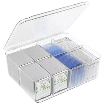 siawadeky Card Storage Large Collection Case с разделителем Card Ultra подходит для игр с персонажами аниме Idol Game Business Playing, может вместить более 2000