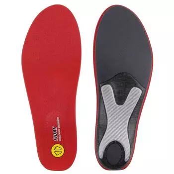 SIDAS Winter Plus Slim Insoles for Skis and Size S 20122361 Snowboards, (23.5cm-24.5cm), Red,