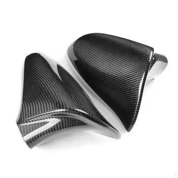 Side Mirror Cap Cover Carbon Fiber Easy Installation High Performance Repair Parts Accessories Car