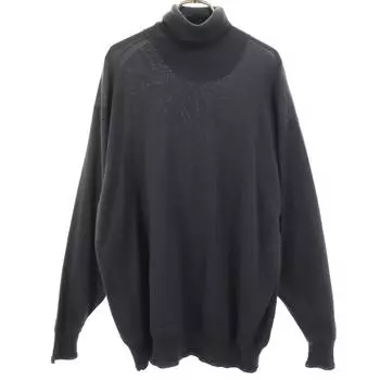 SIDESLOPE Long sleeve turtleneck knit black Men s Used