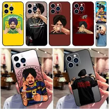 Sidhu Moosewala Phone Case For iPhone 11 12 13 14 Pro Max Mini X XS Max XR 7 8 Plus SE 2020 Full Cover iPhone 12