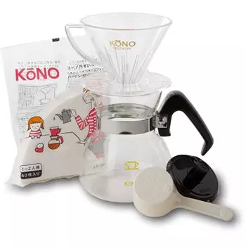Сифон для кофе Kono Prestige на 2 персоны, набор для заваривания MDN-20