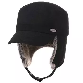 Siggi Cap with Ear Work Cold Weather Earmuff Military Warm and Soft for Fall and Men and Perfect for Snow and Outdoor Plus Sizes and Black Flaps, Cap,