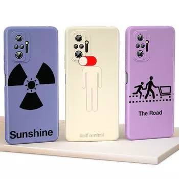 Sign Icon For Xiaomi Redmi Note 11 10 10S 10T 9 9S 9T 8 8T 7 7S 6 5 Pro Max Plus 5G Liquid Silicone Phone Case Redmi Note 5 Pro(5)
