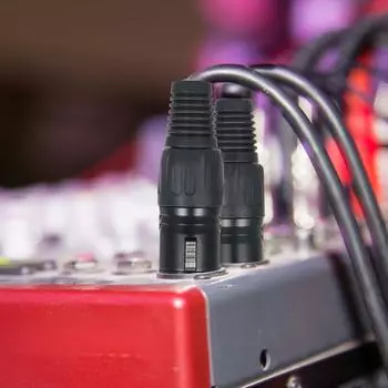 Сигнальный кабель DMX512 длиной 1 м/3,3 фута Кабель Canon/кабель микрофона/кабель микрофона Кабель XLR черный чёрный
