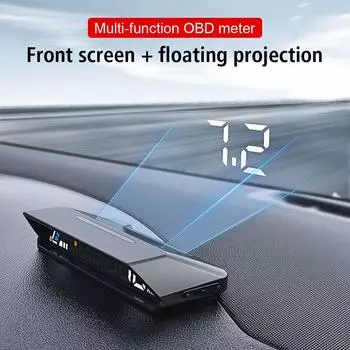 Сигнализация превышения скорости, напряжения, температуры воды, S100 HUD, проектор скорости, автомобильный проекционный дисплей, многофункциональный цифровой дисплей