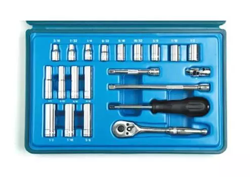 SIGNET Drive 21PC Inch Socket Wrench Set 11621 1/4