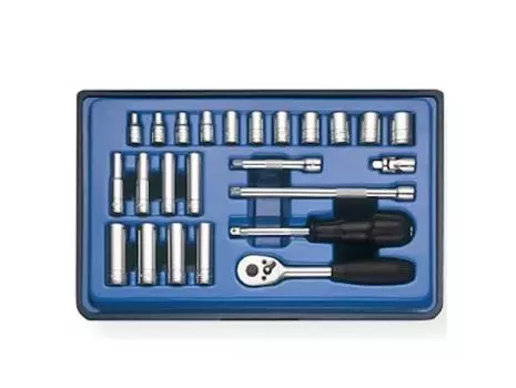 SIGNET Drive 24PC MM Socket Wrench Set 11724 1/4