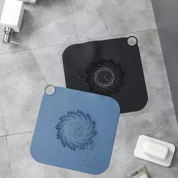 Silicone Anti-blocking Hair Catcher Hair Stopper Pad Shower Floor Drain Covers Sink Strainer Filter Bathroom Kitchen