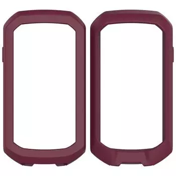 Silicone Case Flexible Bumper Protective Cover for Garmin Edge 1050(Wine Red)