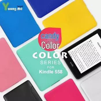 Silicone Case for Kindle Paperwhite 4/558/Migu/658 Youth Edition/KPW5/Oasis 3 2022 Youth Edition - Yellow C2V2L3