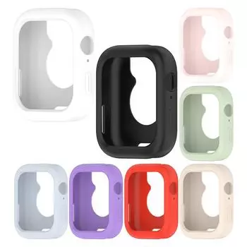 Silicone Cases Anti-Scratch Bumper Case Covers Anti-fall for Huawei Watch Fit3 фиолетовый