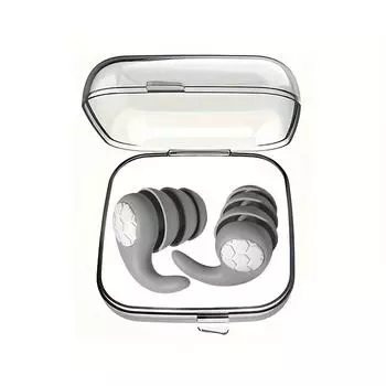 Silicone Earplugs Noise Canceling Waterproof Comfortable Fit for Sleep Swimming Concerts Snoring Blocking Reusable