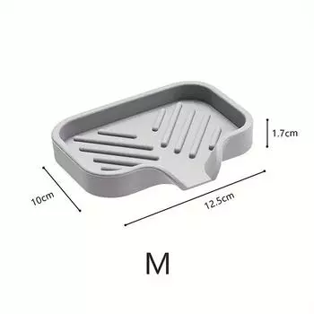 Silicone Faucet Mat Kitchen Sink Tray Soap Dispenser Sponge Drain Pad Sink Splashdrying Mat Countertop Storage Tray Soaptray 12.5cm