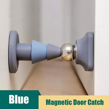 Silicone Mute Door Stopper No punching magnetic suction Door Rear Retainer Bedroom Door Door Stopper Accessories