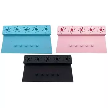 Silicone Nail Polish Bottle Bracket Holder Tray Manicure Tool for Women Nail Care Accessories One Size