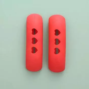Silicone Pot Handle Grips - Heat Resistant Anti-Scald Kitchen Pot Lid Grips - Non-Slip, Durable, No Electricity Needed 1 Pair