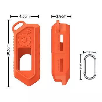 Silicone Protective Case Anti-Drop with Hanging Buckle Soft Protector Case Cover Protective Shell Sleeve for Flipper Zero Cover чёрный