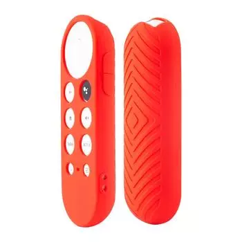 Silicone Protective Case for Google Chromecast SmartTV Remote Control Non-slip Soft Durable Shockpro Protective Cover Shell