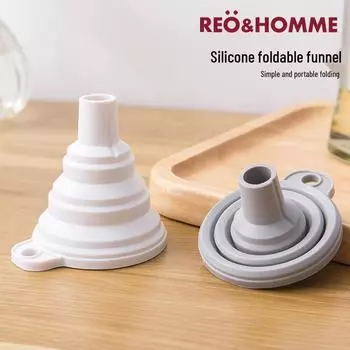 Silicone Telescopic Folding Mini Funnel for Oil and Wine