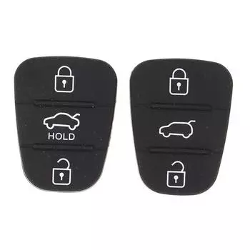 Силиконовая 3-кнопочная клавиатура Shell сменный ключ для Hyundai Kia Auto Keys Partd