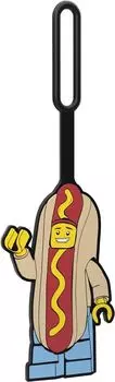 Силиконовая бирка для пакета LEGO Classic Hot Dog Man (52615)