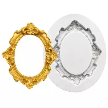 Силиконовая форма для сахарного ремесла Po Frame, печенье, кекс, шоколад, форма для выпечки, помадка, инструменты для украшения торта, формы для выпечки