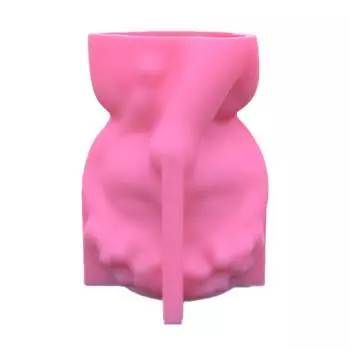 Силиконовая голова бетонная кашпо форма DIY девушка украшения формы 3D суккулент