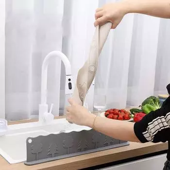 Силиконовая кухонная раковина брызгозащитная столешница многоразовый водопроводный кран брызгозащитная доска ванная раковина водоблокирующая полоса