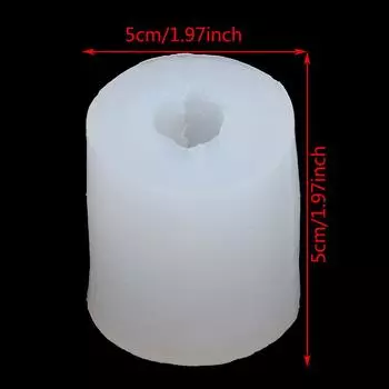 Силиконовые 3D формы для мыла в виде свечей Diy Цветочные свечи эпоксидные формы Ароматические восковые формы для мыла one size