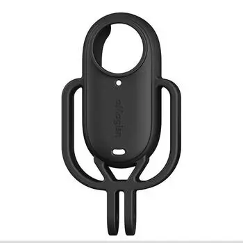 Силиконовый чехол-адаптер для крепления камеры-корпуса для Insta360 GO 3 (Черный Вертикальный)