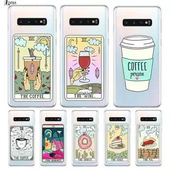 Силиконовый чехол Art Pizza Coffee для Samsung Galaxy S21 S20 FE Ultra S10 S10E Lite S9 S8 S7 Edge Plus, чехол для телефона Samsung S7