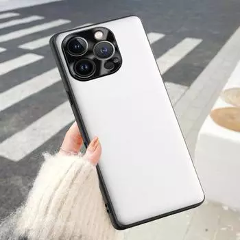 Силиконовый чехол для iPhone 16 Pro Max с полной защитой объектива камеры iPhone16promax чёрный