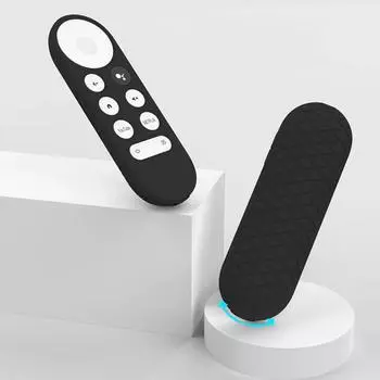 Силиконовый чехол для пульта дистанционного управления Chromecast, нескользящий мягкий защитный чехол для Chromecast TV 2020, голосовое дистанционное управление