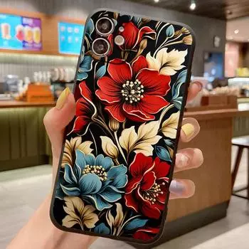 Силиконовый чехол «Хохлома» для Samsung Galaxy M34 M54 M04 M32 M31S M51 M30S M22 M53 M33 M23 M12 M02S M21S M11 5G, противоударный чехол For Samsung M30S
