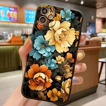 Силиконовый чехол «Хохлома» для Samsung Galaxy S21 S23 S22 S10 S8 S10E S20 FE S9 Plus Ultra Lite S7 Edge 5G, противоударный чехол For Samsung S20Ultra