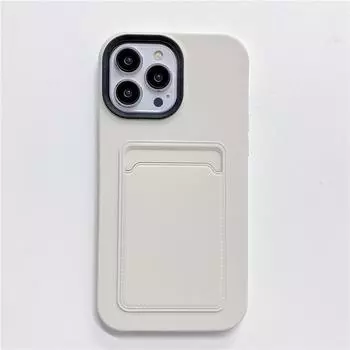 Силиконовый чехол-кошелек для телефона iPhone 15 14 13 12 11 Pro Max противоударный защитный чехол с разъемом для карты For iPhone 11 Pro