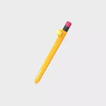Силиконовый чехол Line Friends Mini Salini Ellago Apple Pencil 2-го поколения
