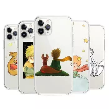 Силиконовый чехол «Маленький принц и лиса» для Apple IPhone 13 12 Mini 11 Pro XS MAX XR X 8 7 6 6S 5 Plus SE, чехол для телефона iPhone 5 5S