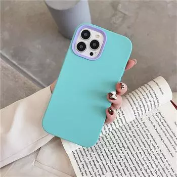 Силиконовый чехол ярких цветов для iPhone 12 11 Pro Max, чехол для iPhone 13 14 15 Pro max XS XR, матовая мягкая задняя крышка из ТПУ For iPhone 14 ProMax