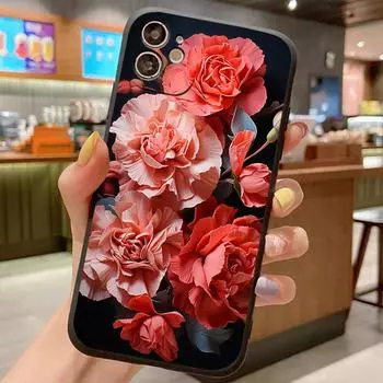 Силиконовый чехол с цветочным рисунком для Samsung Galaxy A54 A34 A24 A14 A04S A04E A73 A53 A33 A23 A13 A52 A52S A72 A22 A22S A32 5G For Samsung A22 5G