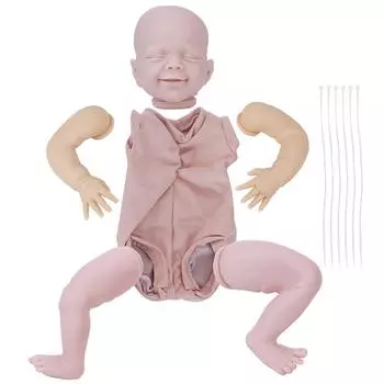 Силиконовый комплект для куклы Reborn, сделай сам, детская форма, пустая модель куклы с одеждой, тело 22 дюйма, пустая модель